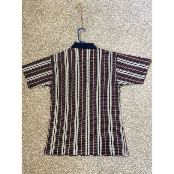 Natural Issue Men’s Vintage Style Collared Striped Shirt Size Small - Picture 3 of 8